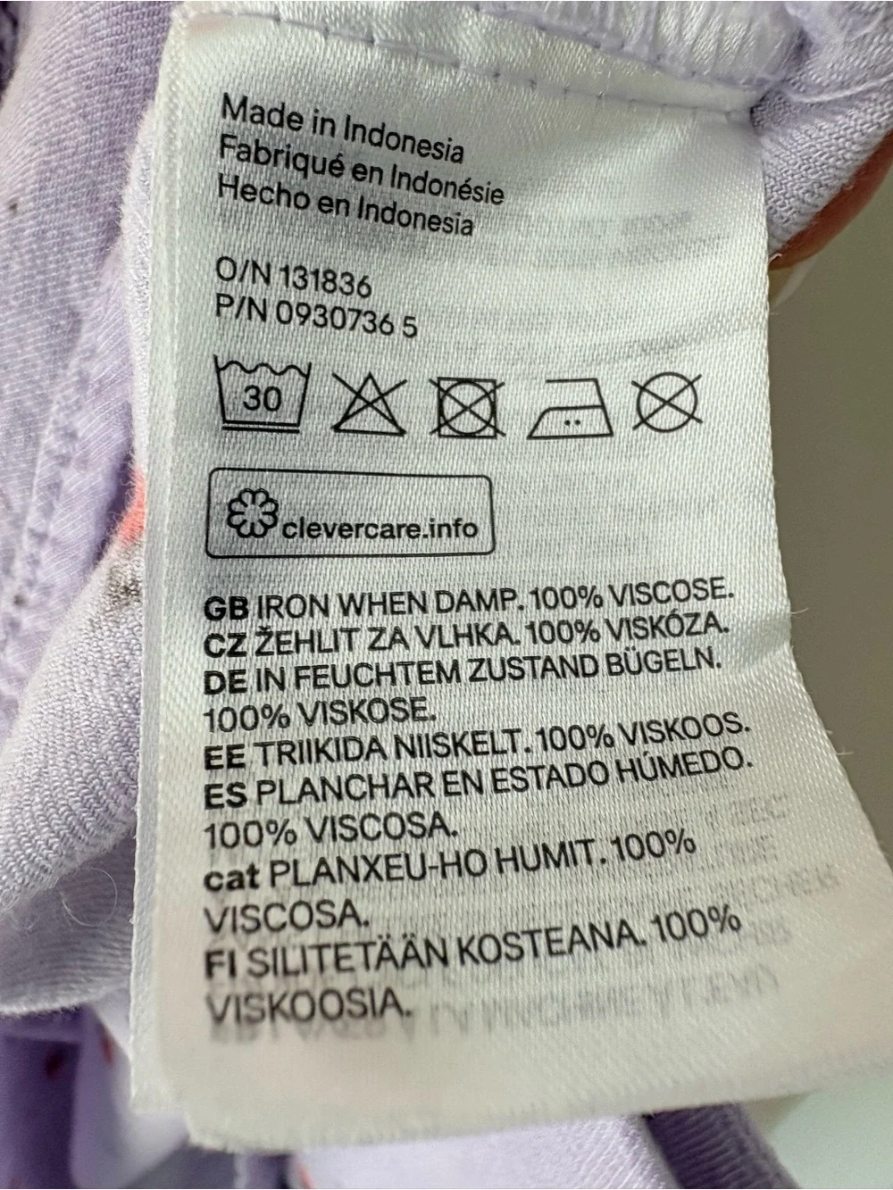 GAP Lavender Floral Tank Dress with Drawstring